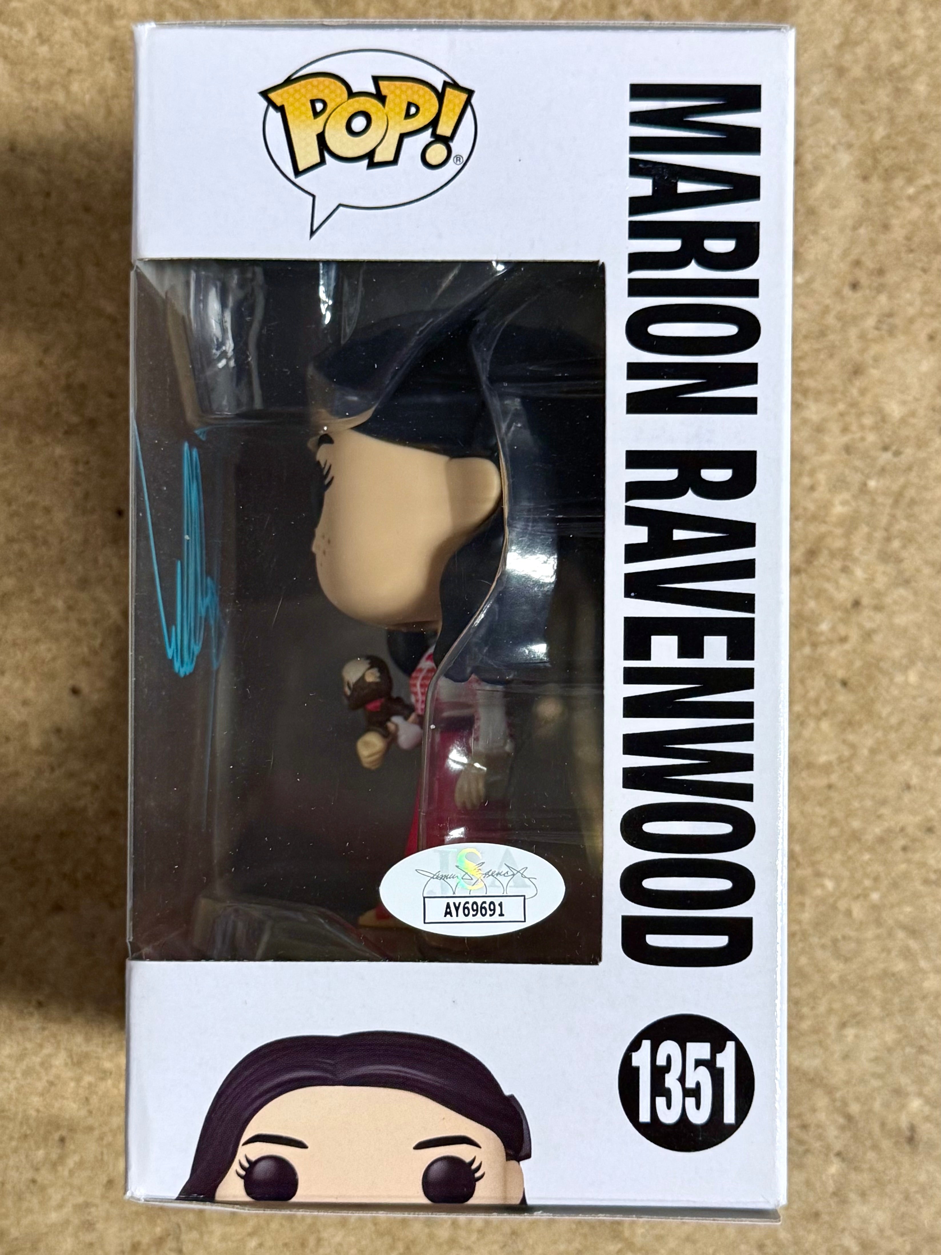 Karen Allen Signed Marion Ravenwood Indiana Jones Funko Pop! #1351 With JSA COA