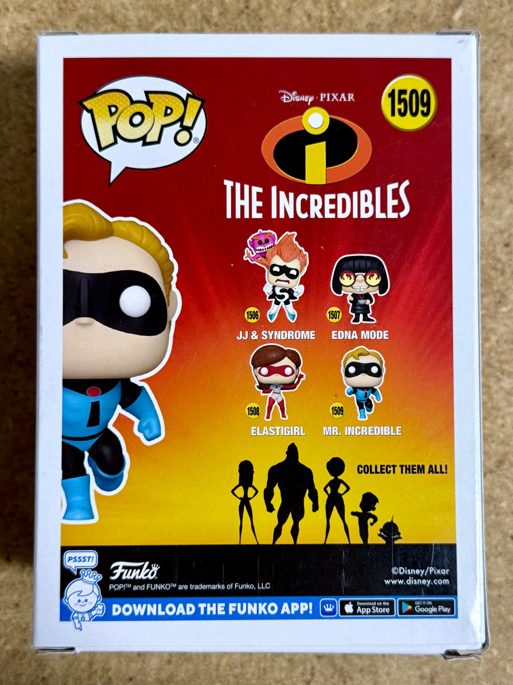 Craig T. Nelson Signed Disney Mr. Incredible Funko Pop! #1509 With JSA COA