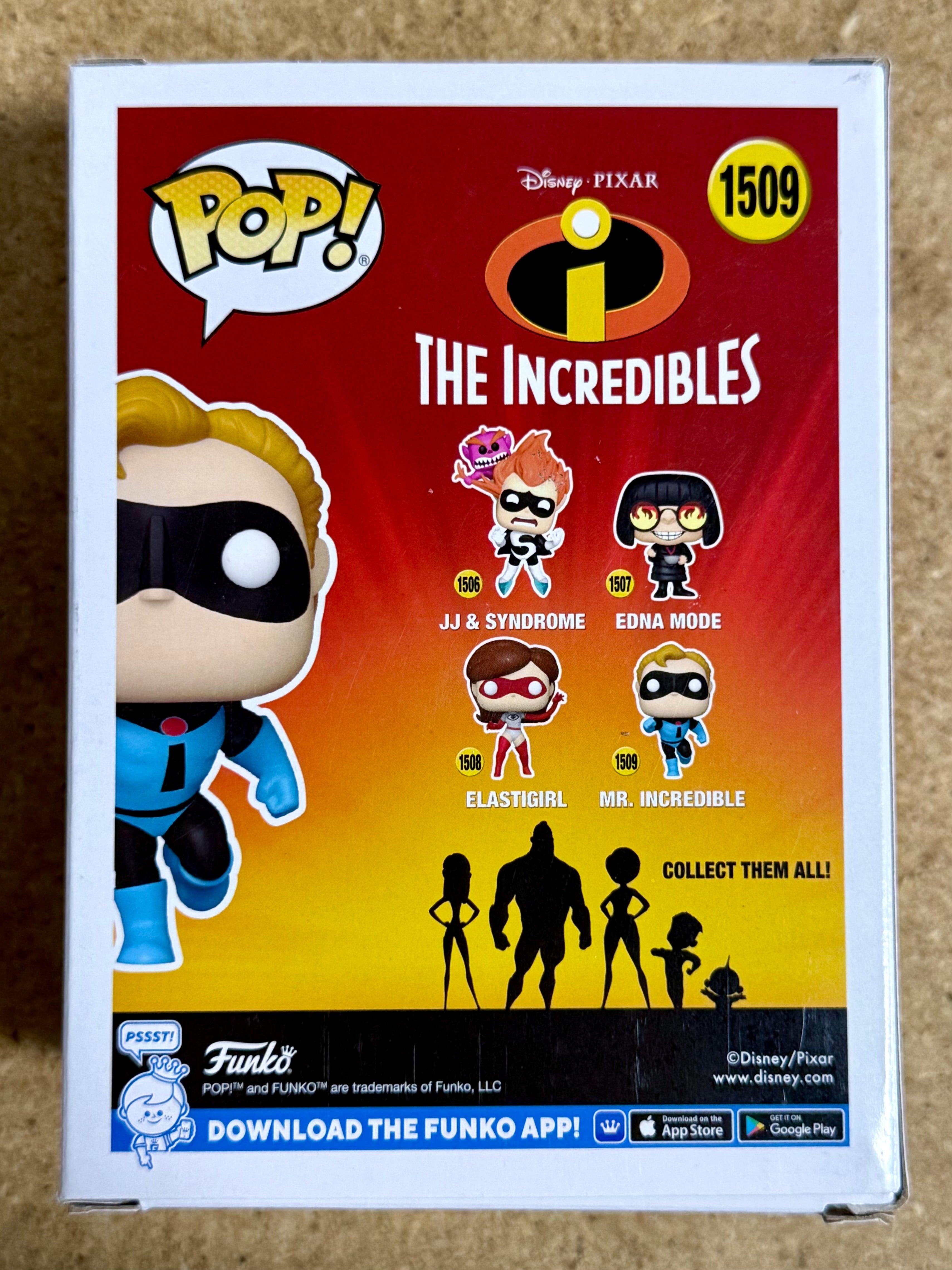 Craig T. Nelson Signed Disney Mr. Incredible Funko Pop! #1509 With JSA COA