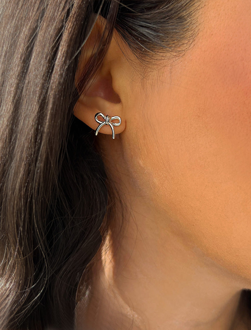 COQUETTE BOW Earrings | Sterling Silver
