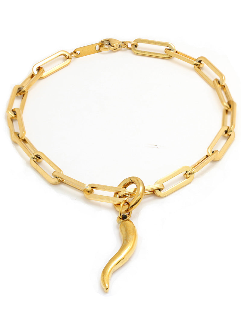 ITALIAN HORN Charm Bracelet