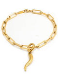 ITALIAN HORN Charm Bracelet