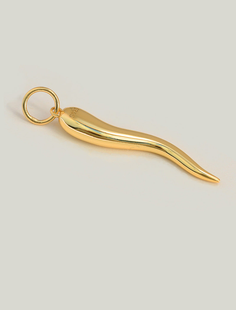 ITALIAN HORN Bracelet Charm Only