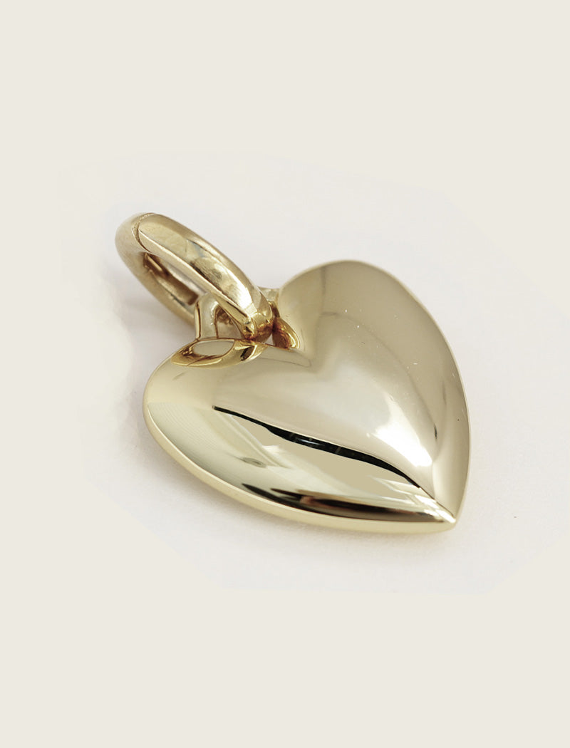 PUFFY HEART Necklace Pendant Only
