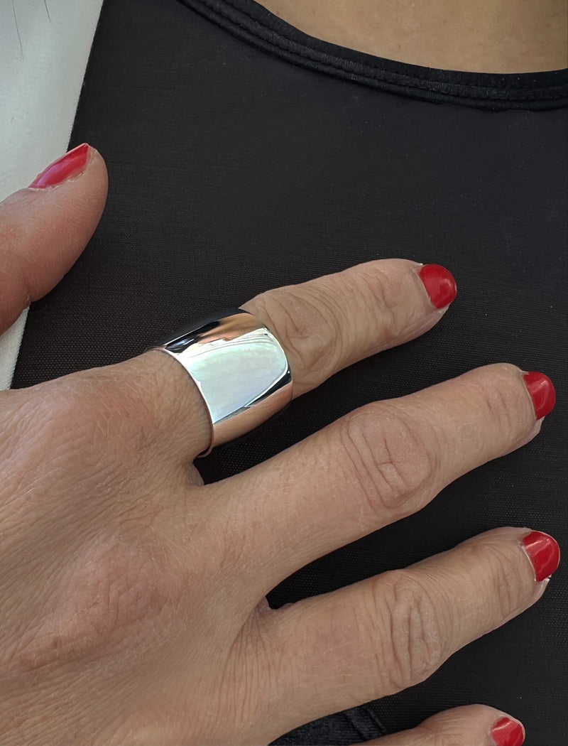 RICH Thick Statement Cigar Band Ring