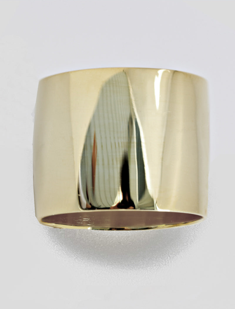 RICH Thick Statement Cigar Band Ring