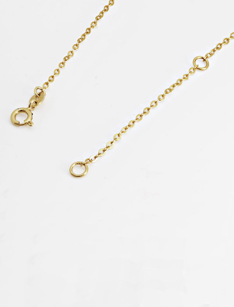 RICE Bead Chain Strand Necklace | Sterling Silver