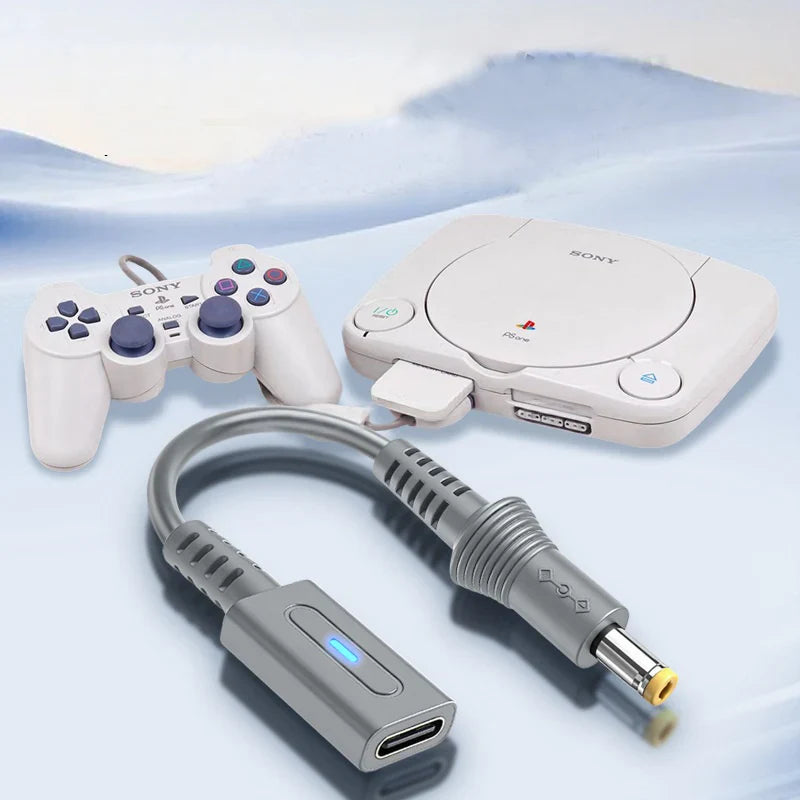 USB C to DC 4.8x1.7mm Charging Cable | 45W Adapter for Retro Game Consoles