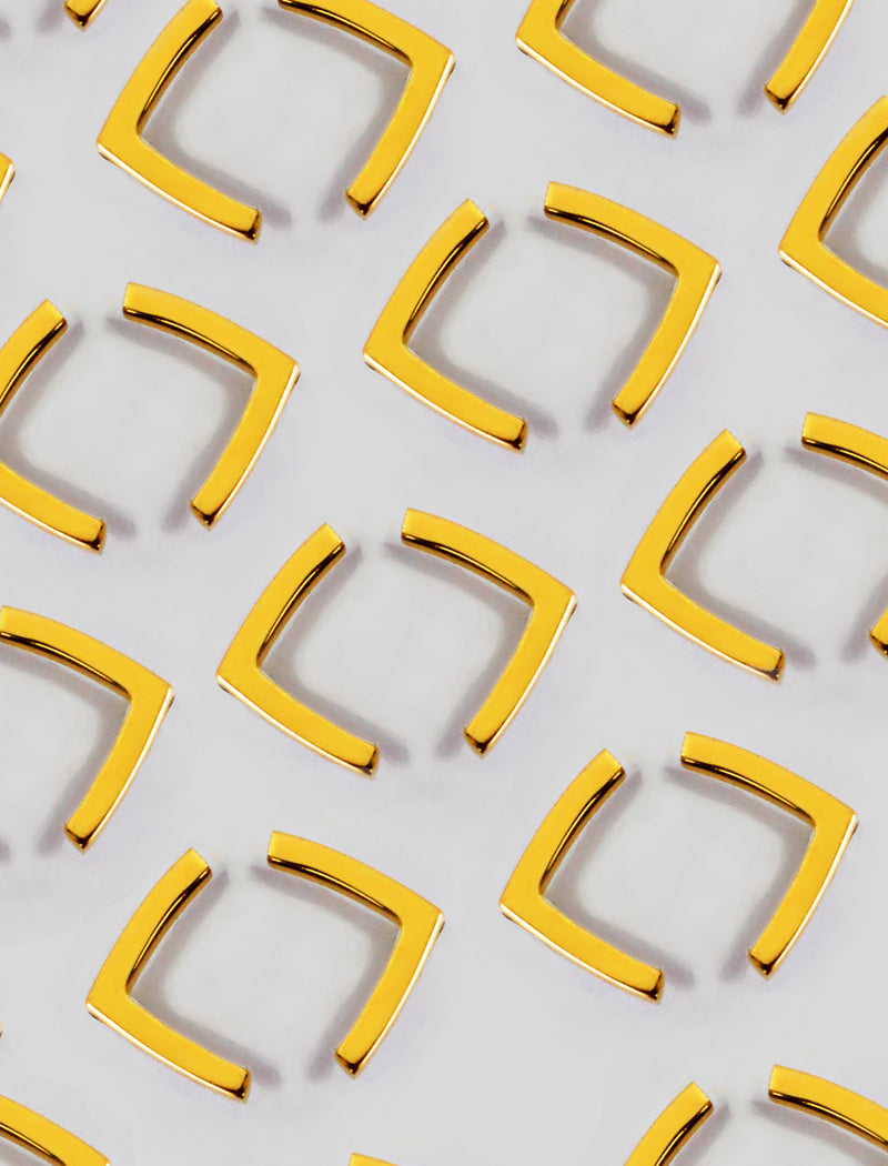 TRILL 2-Way Wishbone Stud Earrings | 18K Gold Over Sterling Silver