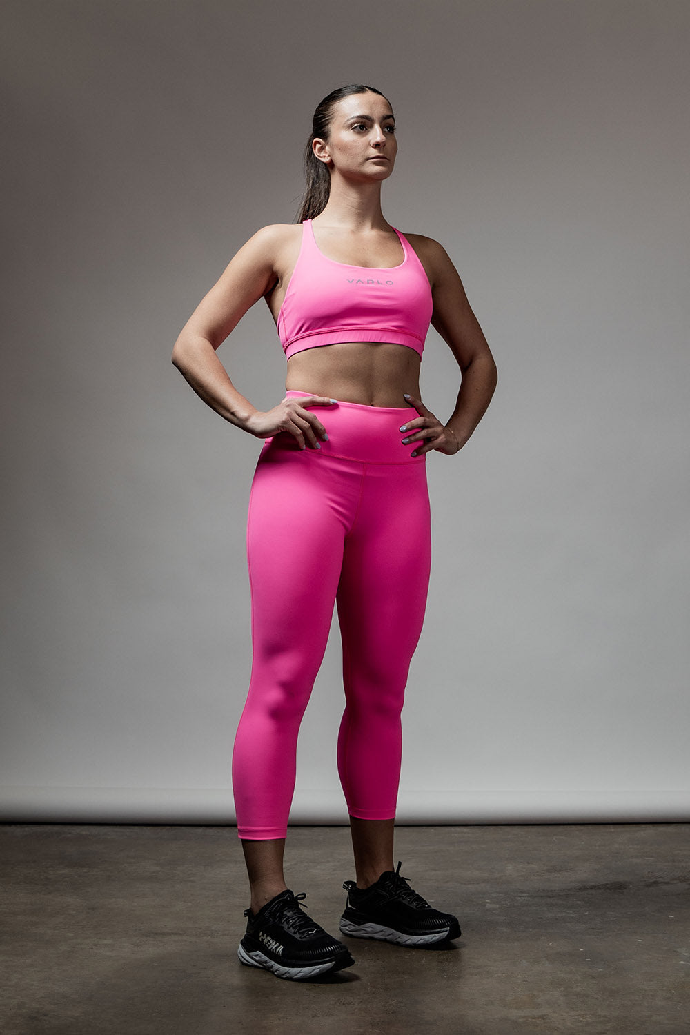 Women's SOHO  3/4 Leggings (Hot Shot Pink)