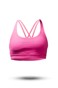 Women's SOHO Cross Back Sports Bra (Hot Shot Pink)