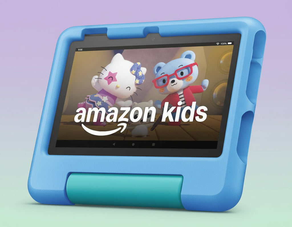 Amazon Fire 7 Kids Tablet, Ages 3-7. Top-Selling 7" Kids Tablet on Amazon. Includes Ad-Free and Exclusive Content, Easy Parental Controls, 10-Hr Battery, 16 GB, Blue