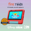 Amazon Fire 7 Kids Tablet, Ages 3-7. Top-Selling 7" Kids Tablet on Amazon. Includes Ad-Free and Exclusive Content, Easy Parental Controls, 10-Hr Battery, 16 GB, Blue