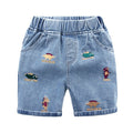 Boys' Denim Shorts for Ages 3-8 - Summer Style - # BOAA11410009