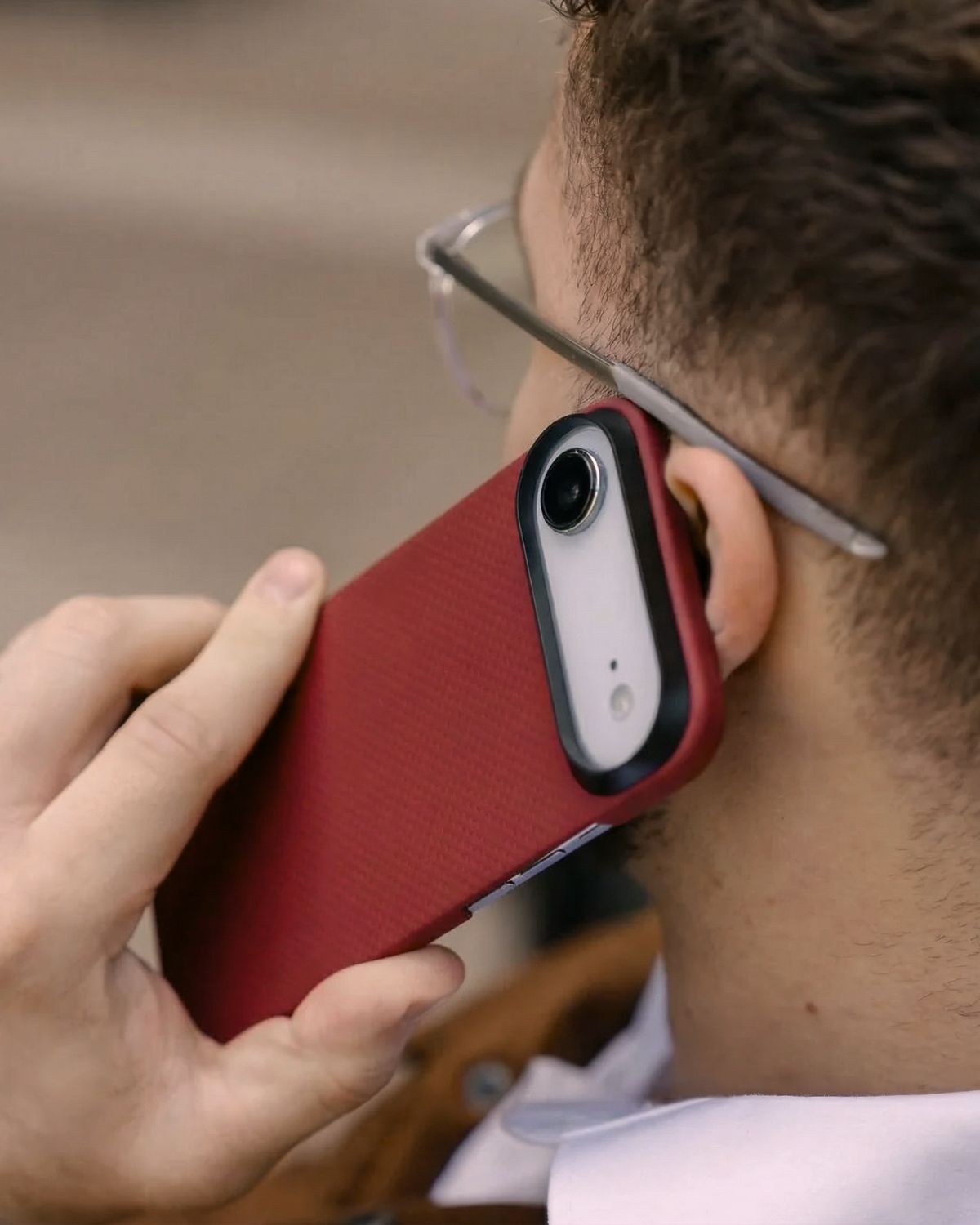 iPhone Air Case - Super Thin | Aramid Fiber | MagSafe - Crimson