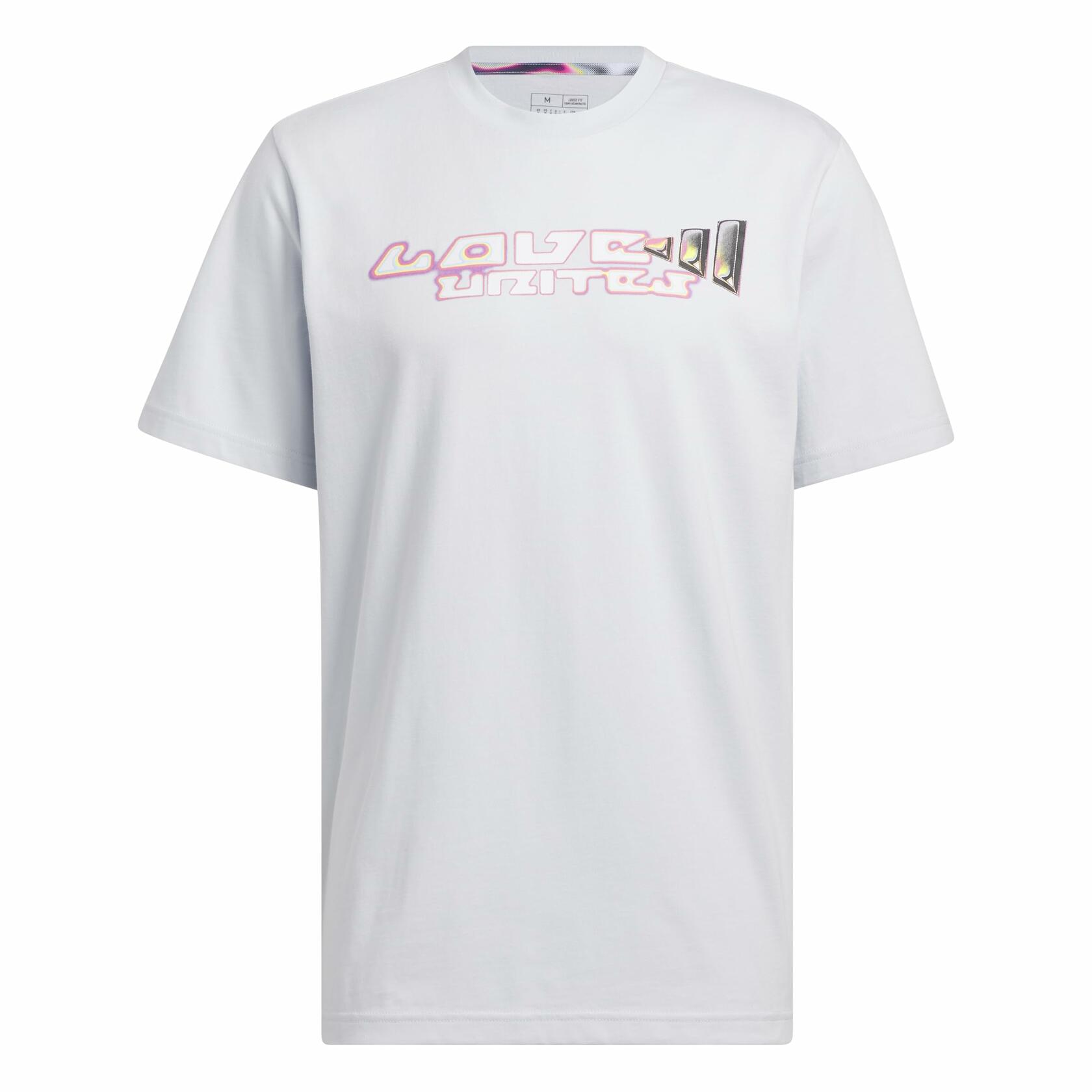 adidas Men's Pride Graphic T-Shirt Halo Blue, Size Medium, New With Tags